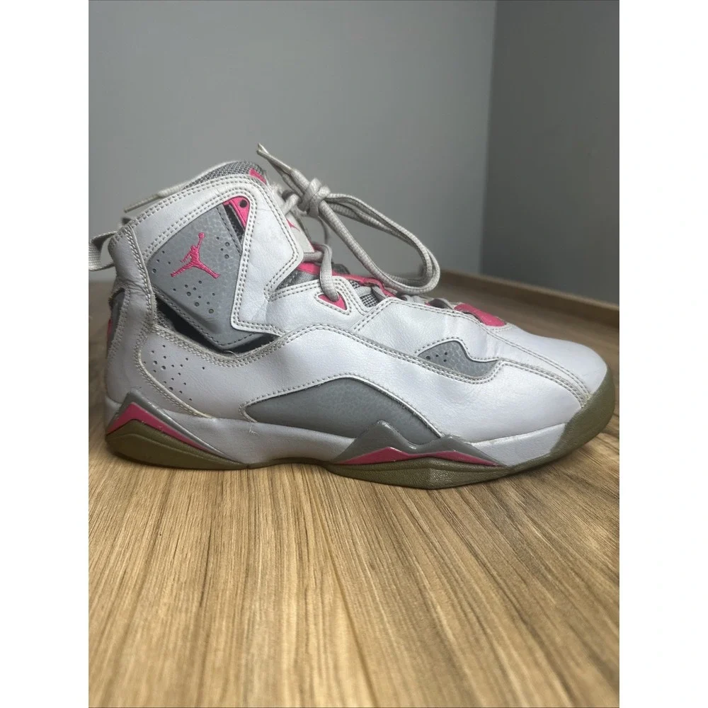 Nike Air Jordan Sz 8.5Y Gray Athletic Shoe Sneakers‎ 342774-018